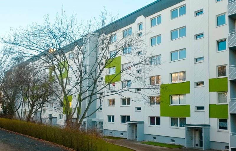Von IBWeigert saniertes Wohngebäude Paul-Bertz-Straße in Chemnitz